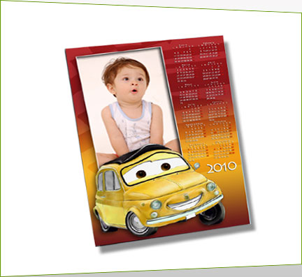 Calendario impresion A3 coche